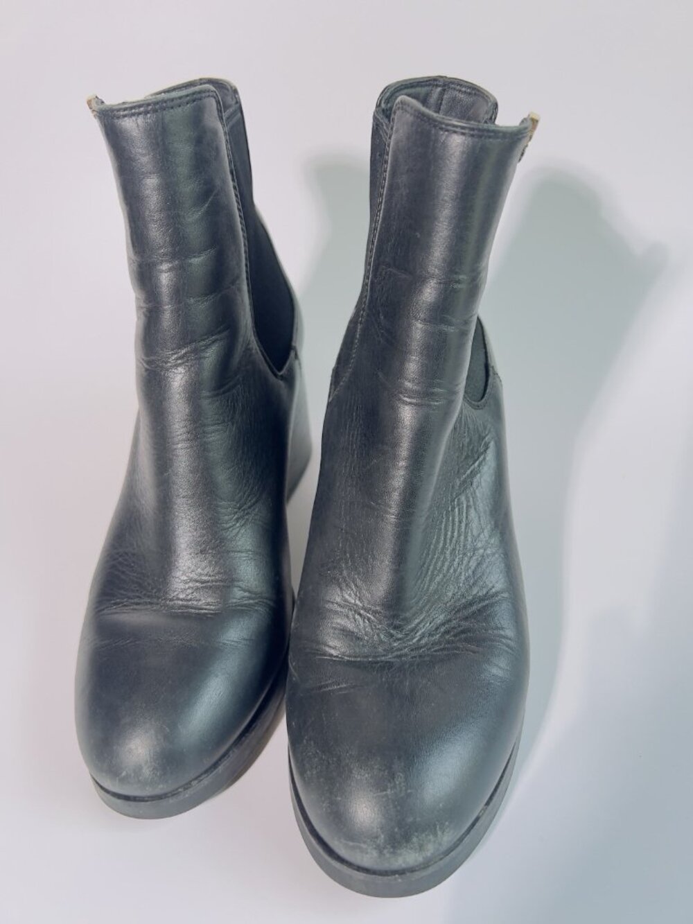 Tory Burch Miller Chelsea Ankle Boots Black Leather Women’s Size 7.5 M - Picture 6 of 9
